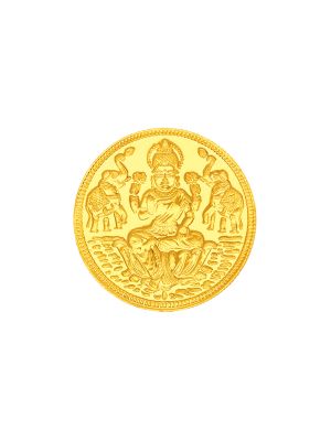 Royal Lakshmi Lotus Seat 22K Gold Coin