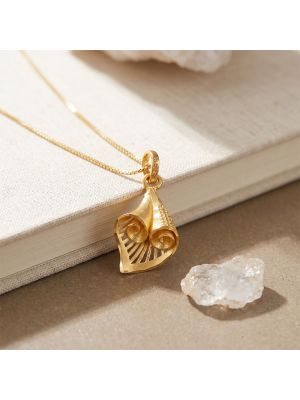 Graceful Scroll Leaf Gold Dollar