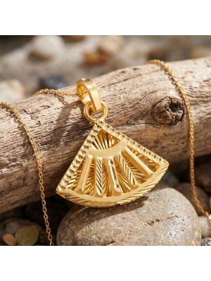 Modern Fan Pattern Gold Dollar