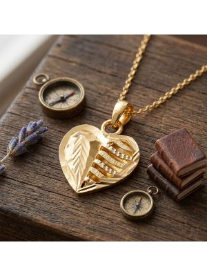 Luxurious Heart Gold Dollar