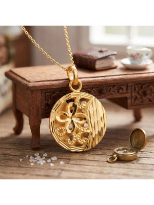 Artistic Floral Gold Dollar