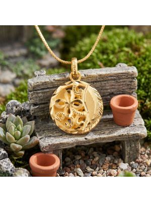 Ornate Disc Pattern Gold Dollar