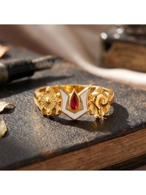 Divine Sudharasan Casting Gold Ring
