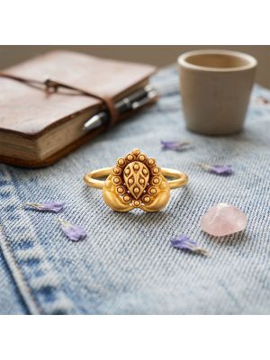 Classic Paisley Casting Gold Ring