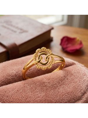 Knot Blossom Casting Gold Ring