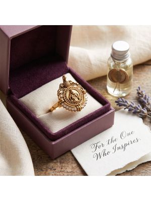 Radiance Meenakshi Peacock Gold Ring
