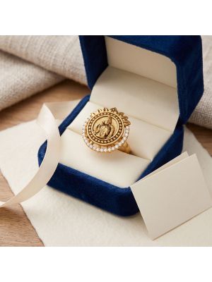 Royal Imperial Meenakshi Gold Ring