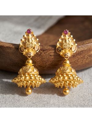 Fancy Lakshmi Gold Drops Jimikki