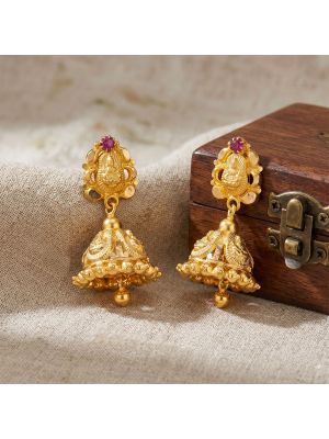Goddess Lakshmi Heritage Gold Jimikki