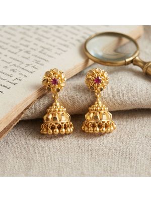 Heritage Floral Stone Gold Jimikki