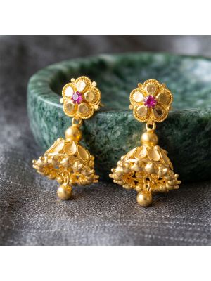 Traditional Blossom Stone Gold Jimikki