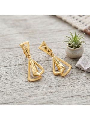 Fancy Dangle Gold Casting Drops