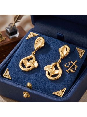 Valentine Blossom Casting Gold Drops