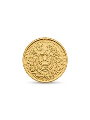 500 Mg 22 Carat Crescent Moon Gold Coin