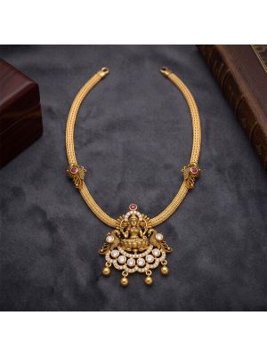 Divine Lakshmi Mayura Rope Gold Necklace