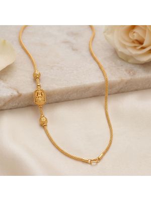 Heritage Lakshmi Shrine Side Mugappu Gold Chain