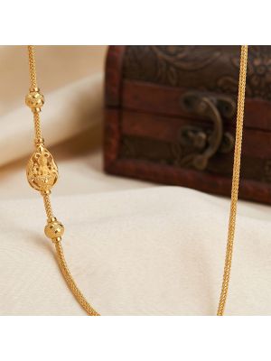 Sacred Lakshmi Mango Mugappu Gold Chain
