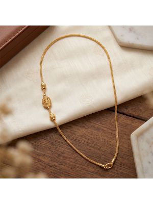 Vaibhava Lakshmi Shrine Mugappu Gold Chain