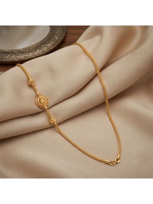 Imperial Lakshmi Mugappu Gold Chain