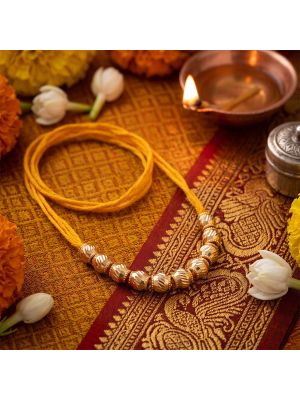 Traditional Vari Mani Gold Thali