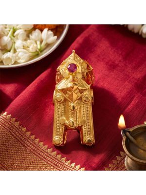 22K Traditional Gold Gounder Thali For Wedding