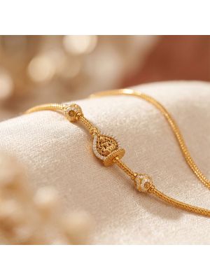 Lakshmi Mugappu Antique Gold Chain