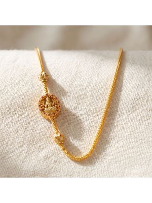 Antique Lakshmi Medallion Gold Chain