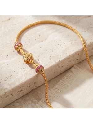 Antique Lakshmi Bead Gold Chain