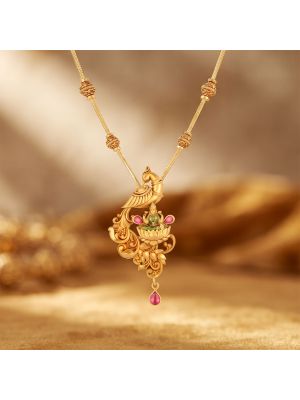 Mayura Lakshmi Motif Gold Chain