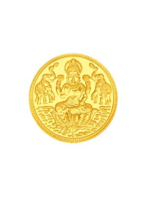 Divine Gajalakshmi Embossed 22K Gold Coin