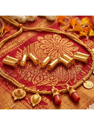 Traditional Gold Thali Nanal Kulai Set
