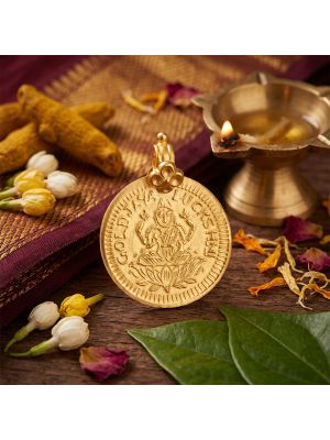Traditional Lakshmi Kasu Gold Thali