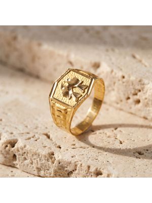 22 CT Modern Lovebirds Gold Ring