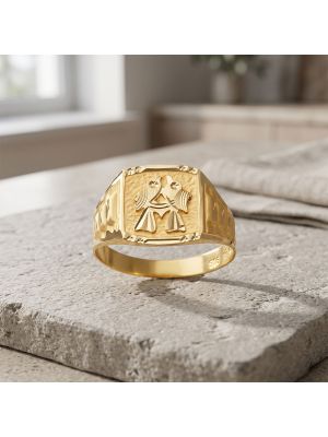 Minimalist Avian 22ct Gold Ring