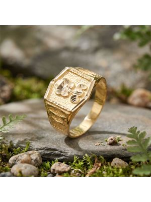 22CT Flower Gold Ring