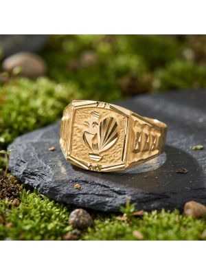 22 CT Modern Mayil Gold Ring