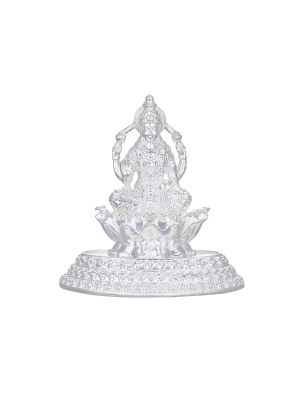 Goddess Sri Lakshmi Silver Idol