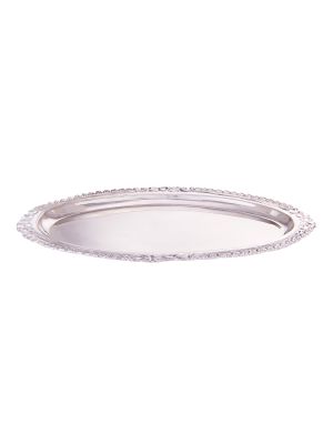 Silver Oval Plate