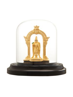 Goddess Meenakshi Silver Idol