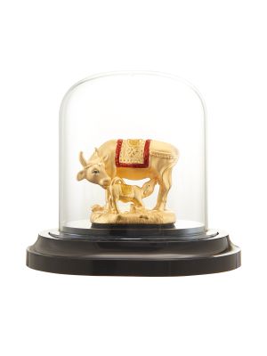 Kamdhenu Cow with Calf Pure Silver idol