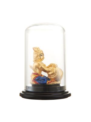 Little Krishna Silver Idol