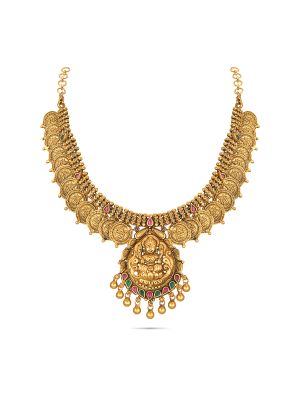 Lakshmi Nagas Kasu Necklace