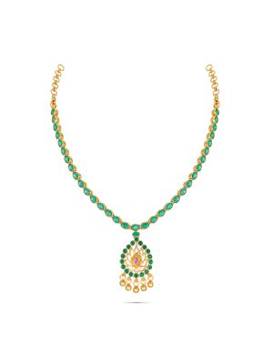 Floral Silver Necklace