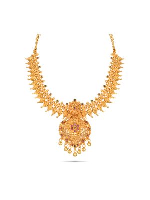 Floral Silver Necklace