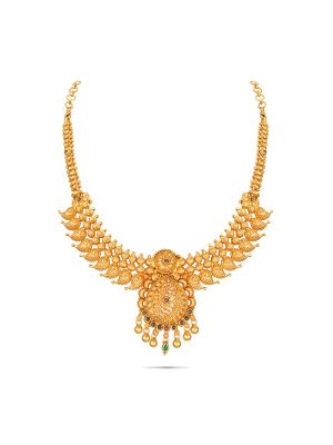 Floral Silver Necklace