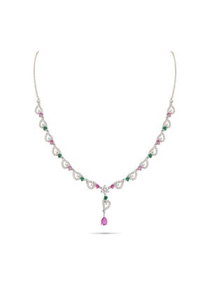 Latest Silver Fancy Necklace