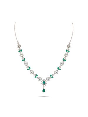 Gorgeous Leaf Silver Necklace