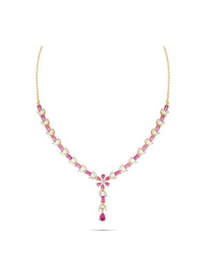 Gorgeous Silver Floral Necklace