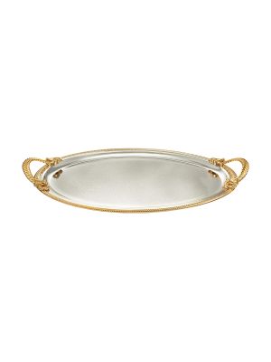 Oval Tray With Handle