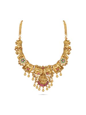 Traditional Wear Silver Necklace